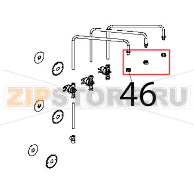 Dado M14, H=8, CH=22, inox Unox XBC 804 Dado M14, H=8, CH=22, inox Unox XBC 804Запчасть на деталировке под номером: 46