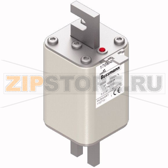Предохранитель, 500 A, AC 1000 В, 150 кА, 1, 51x69x138 мм, aR, DIN, IEC Eaton FUSE 500A 1000V 1 