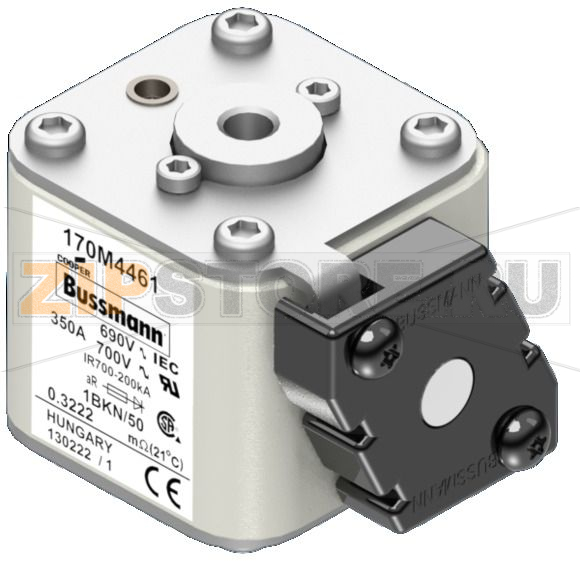 Предохранитель, 350 A, AC 690 В, 200 кА, size 1, aR, IEC UL Eaton FUSE 350A 690V 1*BKN/50 AR UC 