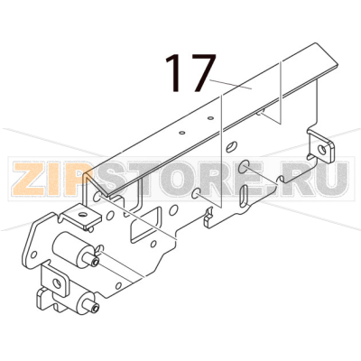 Pinch roller frame Toshiba TEC SP40II Pinch roller frame Toshiba TEC SP40IIЗапчасть на деталировке под номером: 17