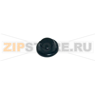 Ножка приборная 8х2.8 мм, клейкая, черная, 1 шт Toolcraft PD2075SW 