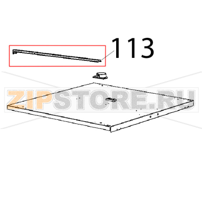 Cover cablaggio Unox XL 413 Cover cablaggio Unox XL 413Запчасть на деталировке под номером: 113