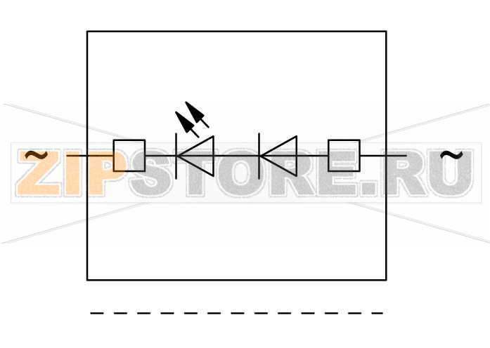 Корпус вилки; для базовых клемм; 2-пол.; красный светодиод; шириной 5 мм; серые Wago 280-801/281-416 