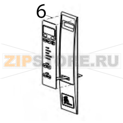 Kit switch panel and membrane Zebra 90XiIII Plus Kit switch panel and membrane Zebra 90XiIII PlusЗапчасть на деталировке под номером: 6