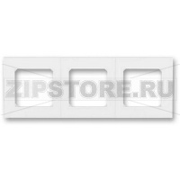 Рамка трехместная, белая ABB 2CHH015030A6003