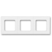 Рамка трехместная, белая ABB 2CHH015030A6003