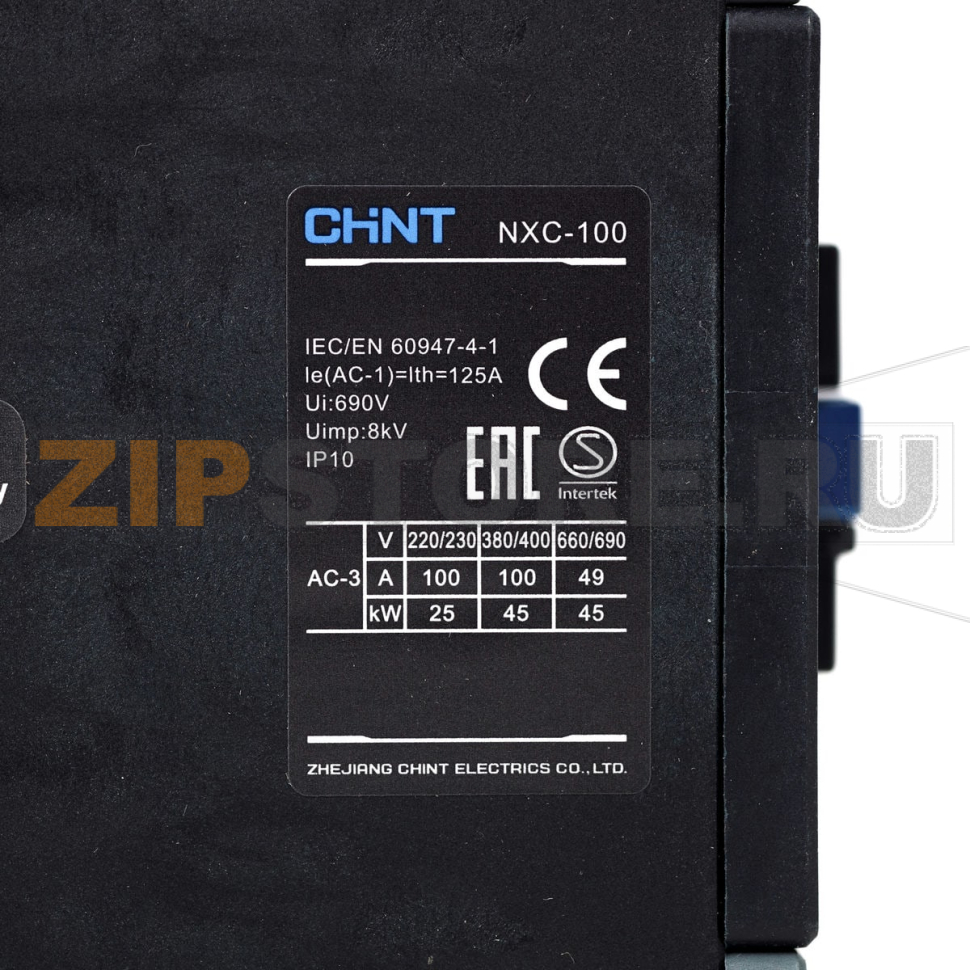 Контактор 100 А, 45 кВт, 24 В, 50/60 Гц Chint NXC-100 