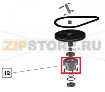 Flangia Porta Cuscinetti Sigma SPM 30                 Flangia Porta Cuscinetti&nbsp;SPM 30Запчасть на сборочном чертеже под номером: 12Название запчасти Sigma на итальянском языке: Flangia Porta Cuscinetti SPM 30
