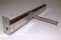 Rod burner with ignition bridge and hold