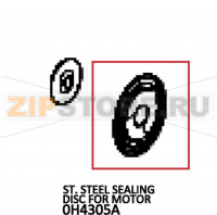 St. Steel Sealing disc for motor Unox XBC 605E