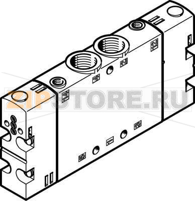Распределитель базовый Festo CPE18-P1-5J-1/4 