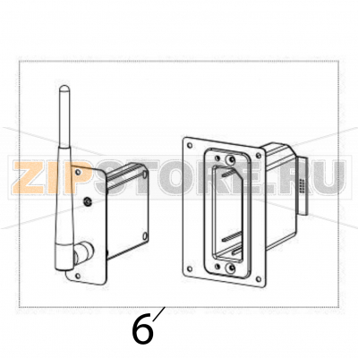 Slot-in Wi-Fi module with antenna and transfer board TSC MH340 Slot-in Wi-Fi module with antenna and transfer board TSC MH340Запчасть на деталировке под номером: 6Название запчасти TSC на английском языке: Slot-in Wi-Fi module with antenna and transfer board MH340.