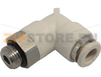 ELBOW FITTING PPSU 1/8 HOSE END F. 6MM