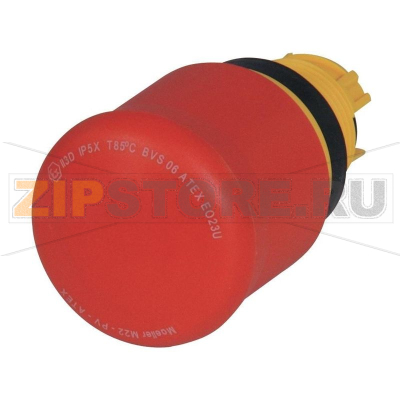 Кнопка аварийной остановки красная: 1 шт Eaton M22-PVS 