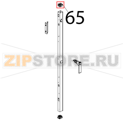 Tappo estetico colonnina porta Unox XBC 905 Tappo estetico colonnina porta Unox XBC 905Запчасть на деталировке под номером: 65