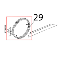 Circ. heat. element D=230, 3 turns, H46, 2900 W Unox XF 130