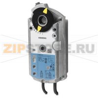 GEB332.1E - Привод заслонки 3-точечное регулирование, 230 В, поворотного типа 15 Нм, 150 с, потенциометр Siemens GEB332.1E