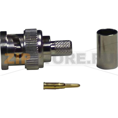 Разъем BNC, 75 Ом, 1 шт TRU Components 735256 