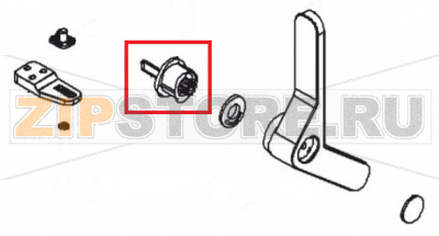 Oven door lock Angelo Po FX101E3  Oven door lock Angelo Po FX101E3Запчасть на 