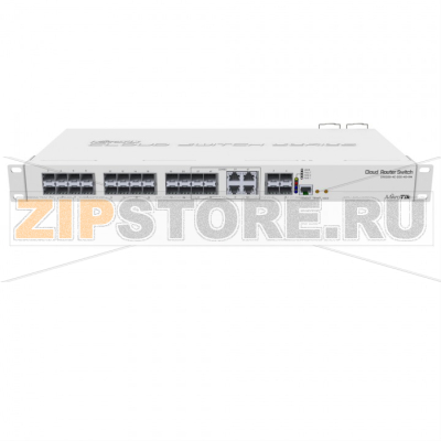 Коммутатор управляемый MikroTik CRS328-4C-20S-4S+RM 