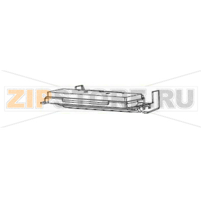 Печатающая термоголовка Zebra ZT411 (600dpi) Термопечатающая головка принтера Zebra ZT411 600 dpiЗапчасть на сборочном чертеже под номером: 1Количество запчастей в устройстве: 1Название запчасти Zebra на английском языке: Printhead 600 dpi