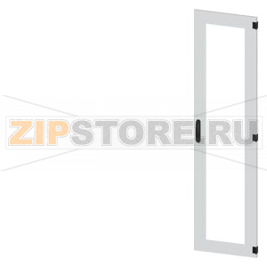 SIVACON, door, right, inspection window, IP55, H: 2000 mm, W: 500 mm, RAL 7035, Protection class 1 Siemens 8MF1050-2UT14-0BE2 