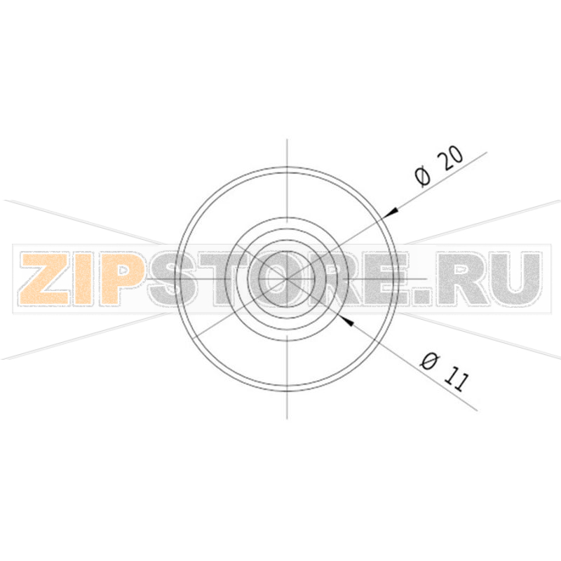 Модуль лазерный, зеленый, 10 МВт Picotronic CA532-10-3(20x80) 