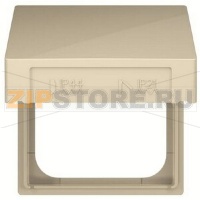 Кольцо промежуточное с откидной крышкой для накладок 55x55 мм, IP44, слоновая кость ABB 2CKA001719A0218