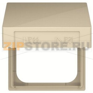 Кольцо промежуточное с откидной крышкой для накладок 55x55 мм, IP44, слоновая кость ABB 2CKA001719A0218 