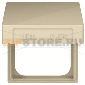 Кольцо промежуточное с откидной крышкой для накладок 55x55 мм, IP44, слоновая кость ABB 2CKA001719A0218 