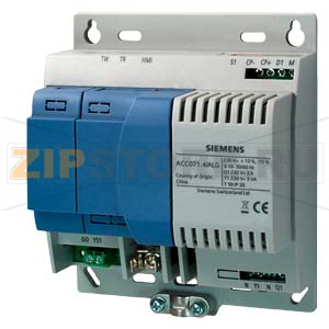 Fan coil unit controller, DC0...10V Siemens ACC071.4/ALG 