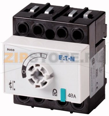 Разъединитель силовой, DCM, 40 A, 4-полюсн Eaton DCM-40/4-SK+FM 