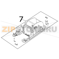 Top inner cover assembly/ Beige (Include top cover support and gap sensor/ Receiver) TSC TTP-225