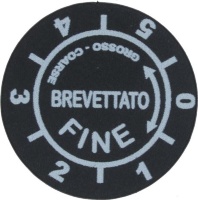 SCREEN-PRINTED LABEL  FINE - COARSE