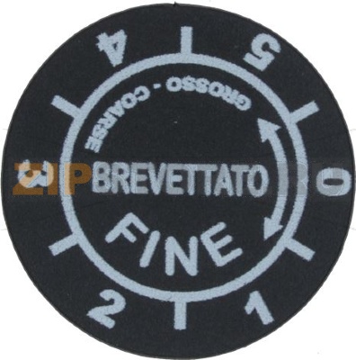 SCREEN-PRINTED LABEL  FINE - COARSE 