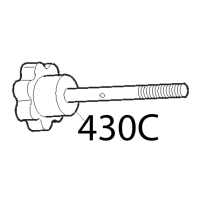 Manopola prig. aff. M8, 6 lob grigia Sirman Mirra 300