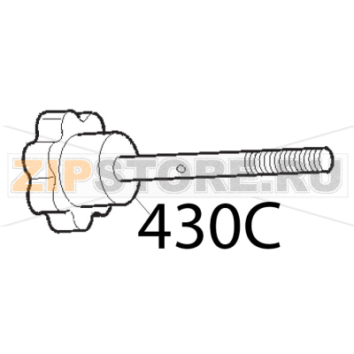 Manopola prig. aff. M8, 6 lob grigia Sirman Mirra 300 Manopola prig. aff. M8, 6 lob grigia Sirman Mirra 300Запчасть на деталировке под номером: 430C