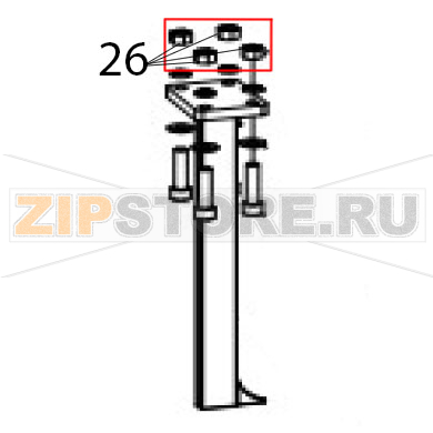 Hex nut Hurakan HKN-20SN Hex nut Hurakan HKN-20SNЗапчасть на деталировке под номером: 26