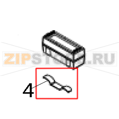 Media sensor fixing plate, MOQ 5 pcs TSC TTP-225 Media sensor fixing plate, MOQ 5 pcs TSC TTP-225Запчасть на деталировке под номером: 4