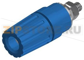 Разъем 4 мм, синий Hirschmann PKI 110 BLUE 