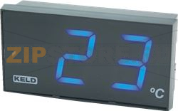 Big Display Thermometer, 1 NTC Probe Inp 