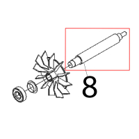 Albero motore vent. Sirman TC 12 E
