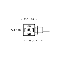 Кабель Turck VAS22-S80E-2/TXL1500