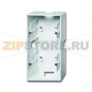 Коробка для открытого монтажа, двухместная, белая ABB 2CKA001799A0902 