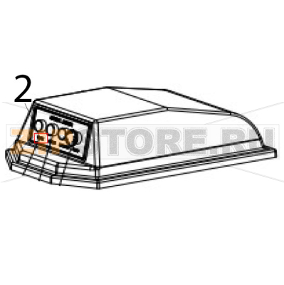 Sticker Hurakan HKN-20SN2V Sticker Hurakan HKN-20SN2VЗапчасть на деталировке под номером: 2