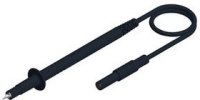 Провод тестовый 1 м, черный Hirschmann PL 2600 S BLACK