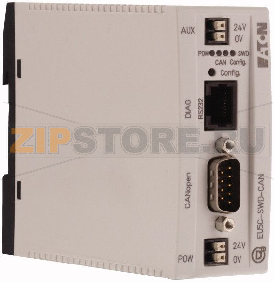 Шлюз SWD CANopen, 99 компонентов Eaton EU5C-SWD-CAN 