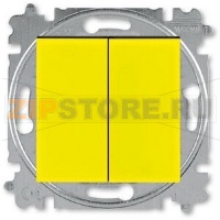 Переключатель и кнопка с перекидным контактом, жёлтый ABB 2CHH595345A6064