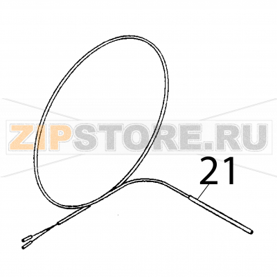 Oven thermocouple L=1500 Fagor HMM-6/11 Oven thermocouple L=1500 Fagor HMM-6/11Запчасть на деталировке под номером: 21Название запчасти Fagor на английском языке: Oven thermocouple L=1500 HMM-6/11.