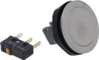 PUSHBUTTON ST. STEEL ø 30mm